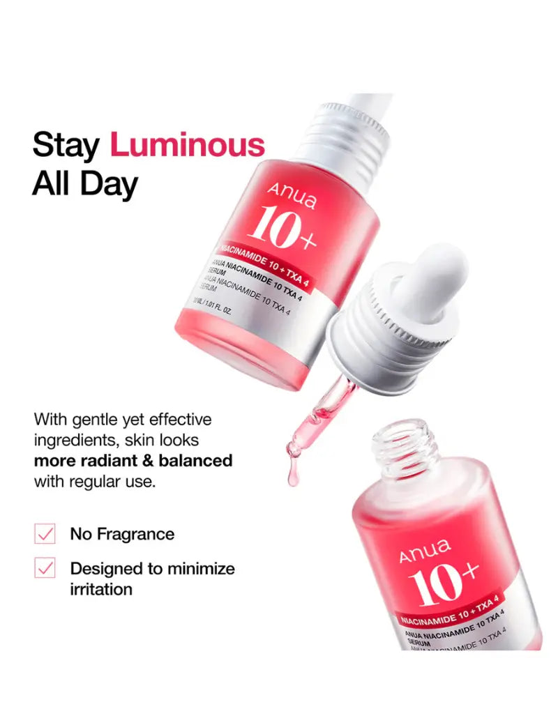 Anua – Niacinamide 10% + TXA 4% Serum